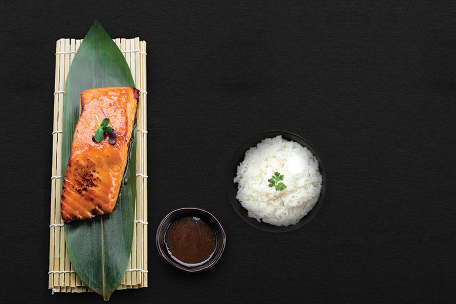 MISO GLAZED SALMON